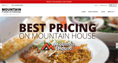 Desktop Screenshot of mountainfoodstorage.com
