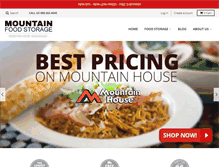 Tablet Screenshot of mountainfoodstorage.com